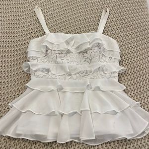 White Lily Pulitzer Tank Top Blouse